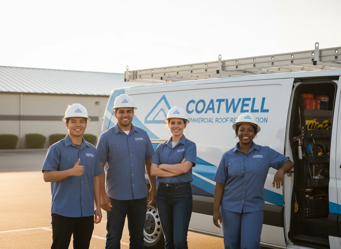 Commercial roof coating company in Erick, OK